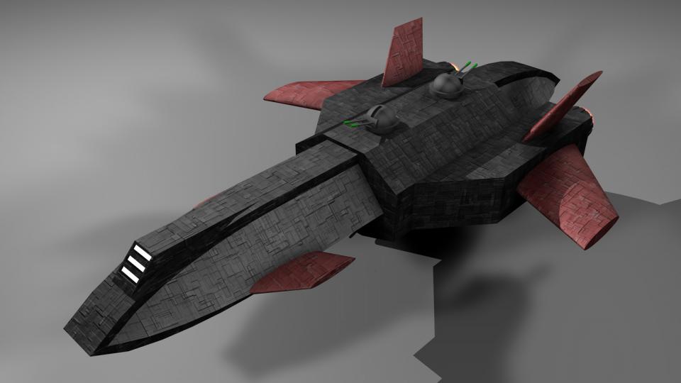 Der Destroyer war das Rückgrat der Rebellenflotte. Grundsätzlich ist er eine stark modifizierte und aufgerüstete Argosy. Darum war er relativ billig und konnte schnell in großen Mengen produziert werden. Rebellische Scheinfirmen kauften diese Schiffe, die dann in geheimen Schiffswerften umgebaut wurden.