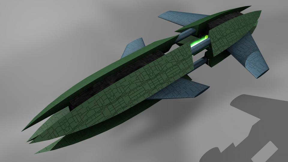 Das Azdgari Warship war eine modifizierte Version des Crescent Warship. Es war etwas stärker und um einiges schneller als das Original. Außerdem hatte es Azdaras an Bord.