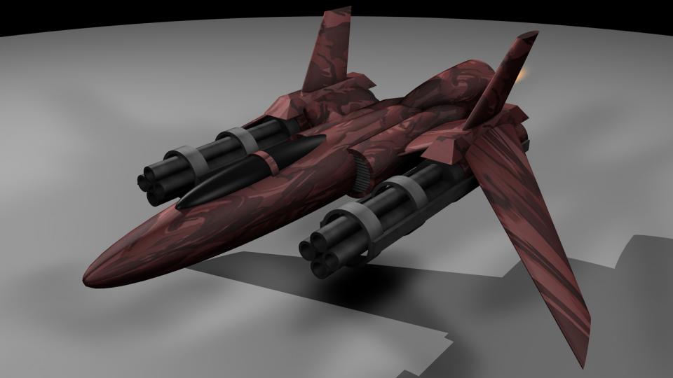 Der UE Fighter war das Arbeitstier der UE Navy. Bewaffnet mit schnellfeuernden Blazekanonen und voinianischen schweren Raketen bildete er die erste Verteidigungslinie der Menschen gegen Renegaten und Voinians.