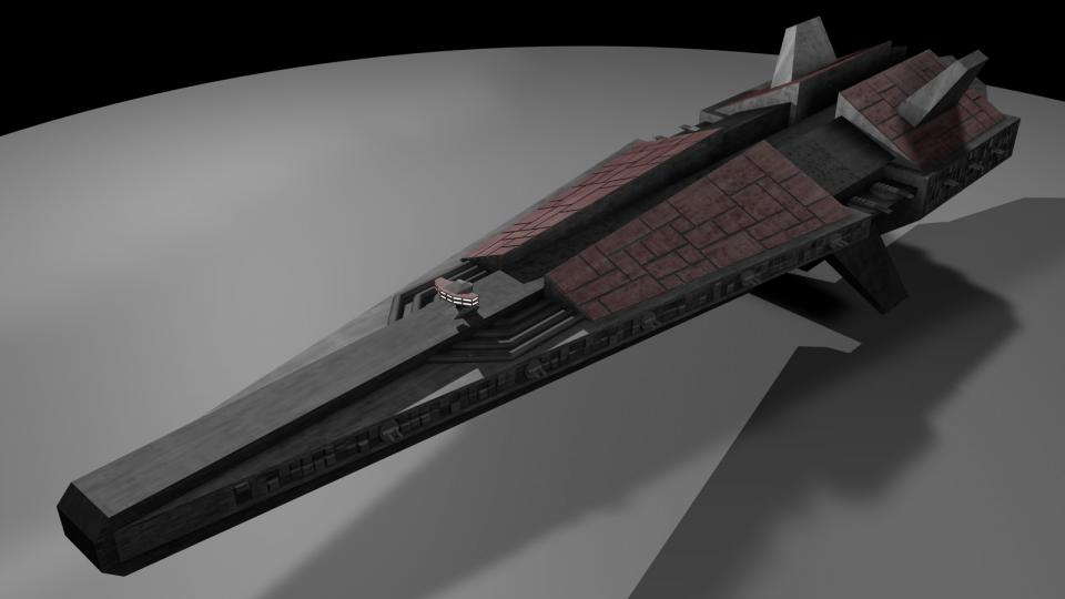 Die Dreadnaught tauchte nur einmal auf, während einer Spähmission. Sie war ein gewaltiges, furchteinflößendes Schiff, bis zu den Zähnen mit Neutronengeschützen und Raketengeschützen bewaffnet. Außerdem besaß sie Hangars voller Interceptors und Heavy Fighters.