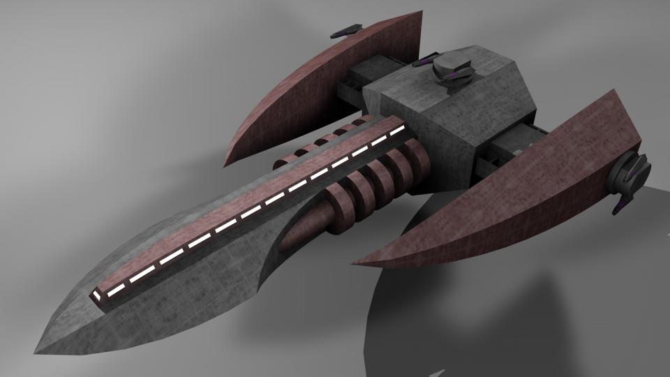 Die Frigate war das Rückgrat der voinianischen Flotte. Bewaffnet mit Neutronengeschützen und schweren Raketen stellten diese Schiffe eine ernsthafte Gefahr für ihr UE-Gegenstück, den Destroyer, dar. Wie alle voinianischen Schiffe hatte die Fregatte nur mimimale Schilde, aber dicke Panzerung.