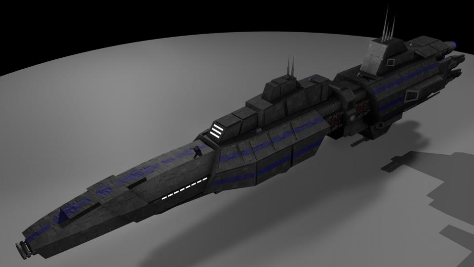 Ich weiß nicht mehr genau, wo dieses Schiff herkam. Ich dachte immer, es wäre ein Schiff aus Babylon 5. Nachdem ich die gesamte Serie gesehen habe, stellte ich fest, dass es nicht darin vorkam. Erstellt August 2005