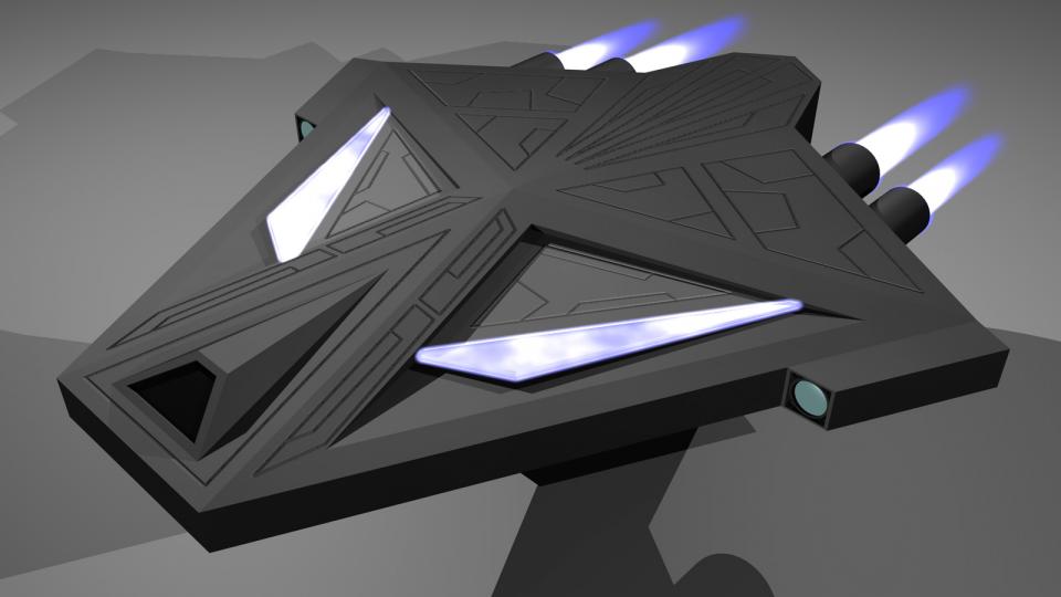 Während die Seraphim entwickelt wurde, um Jäger der Sanguir zu attackieren, sollte die Thaumiel sich um ihre größeren Schiffe kümmern. Sie ist faktisch eine größere und stärkere Version der Seraphim. Erstellt Januar 2011, obwohl das Originalmodell älter ist.