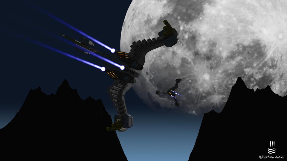 Recreation of the scene you would see when purchasing a Lightning.